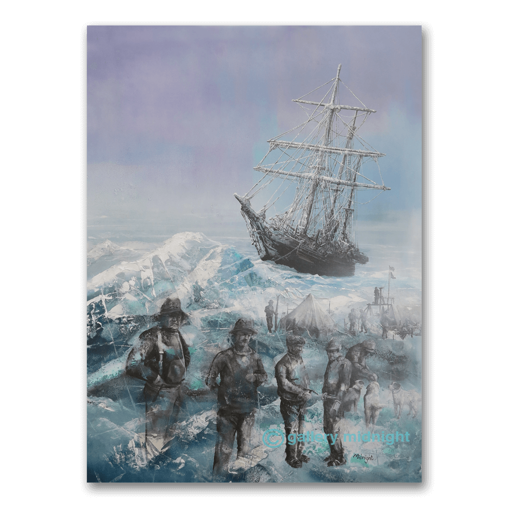 A Long Winter Ahead by Johny | Antarctic | Gallery Midnight
